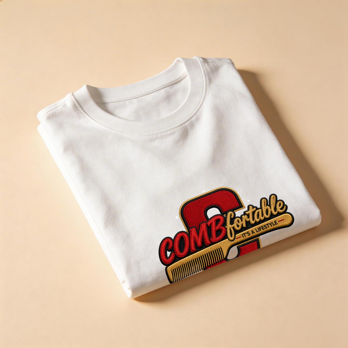 Men's Collegiate COMBfortable Tee - Image 4